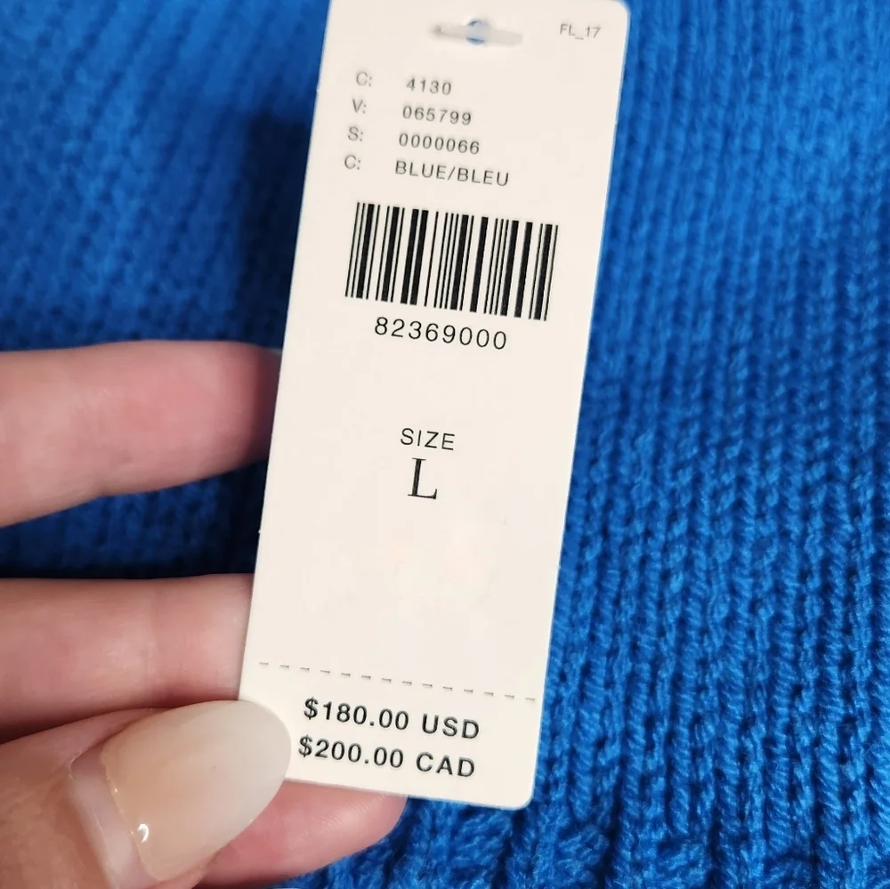 New Anthropologie Mare Mare Pleated Maxi Dress Cobalt Blue size L - Picture 7 of 14